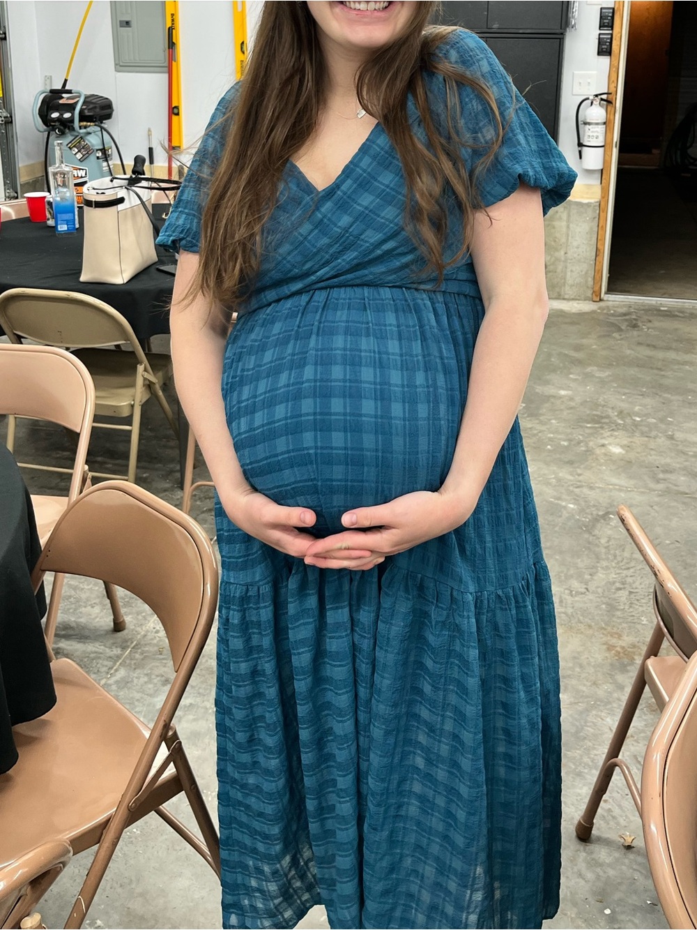 Blue dress